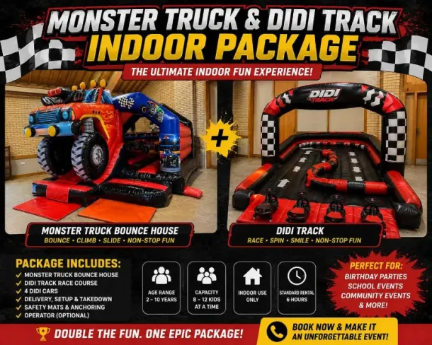 Monster Truck And Didi Track Indoor Package