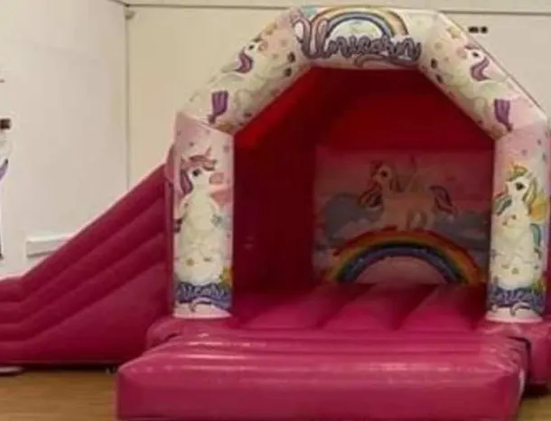 Unicorn Side Slide Castle