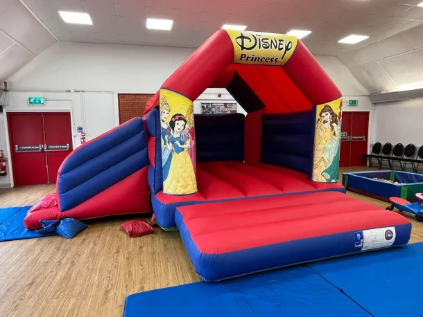 Disney Princess Bouncy Castle With Slide