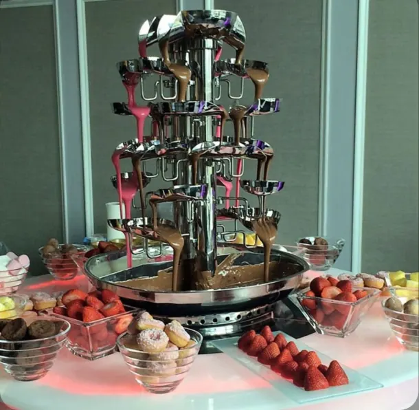Duel Cascading Chocolate Fountain Hire