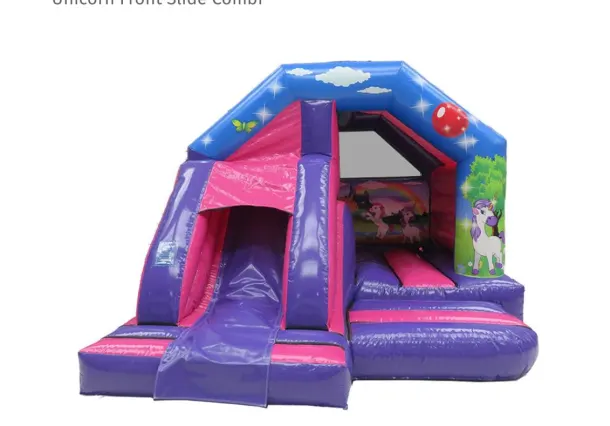 Unicorn Front Slide Combi Castle