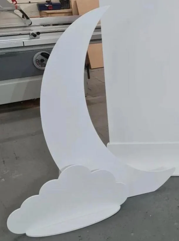 4ft Moon And Cloud Sail Board - No Balloons Or Personalisation