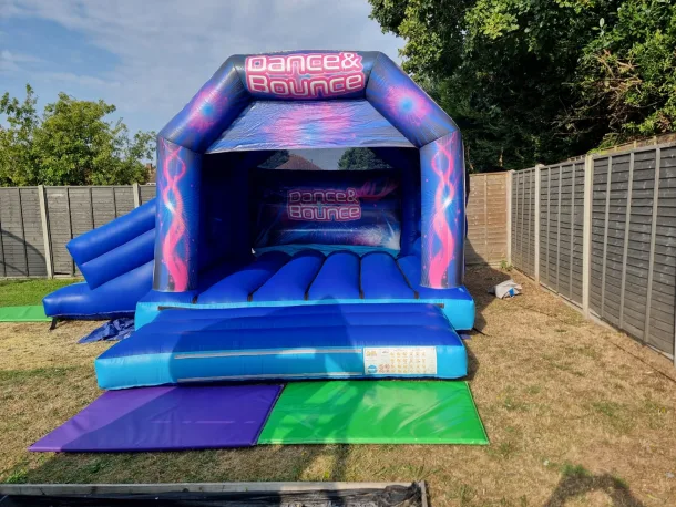 Disco Slide Bouncy Castle