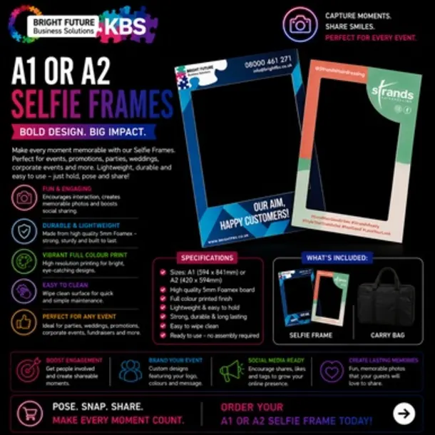 A1 Or A2 Selfie Frames