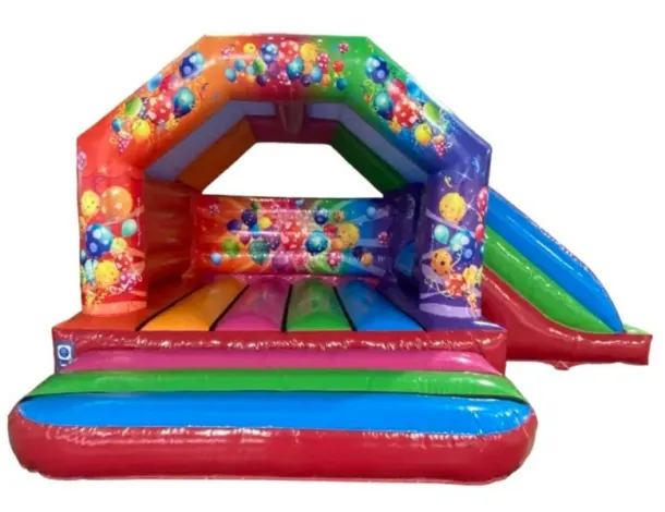 13ft X 18ft Side Slide Multicoloured Balloon Castle