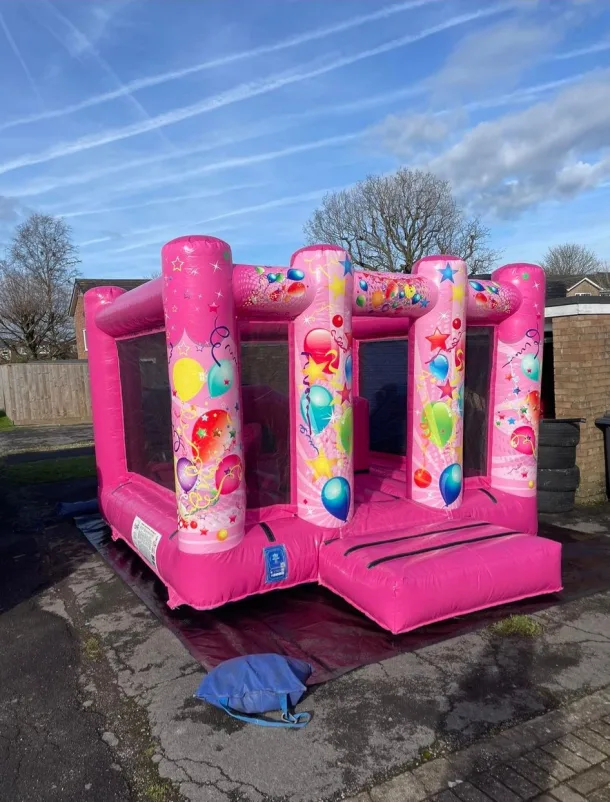 Pink Party Obstacle Castle