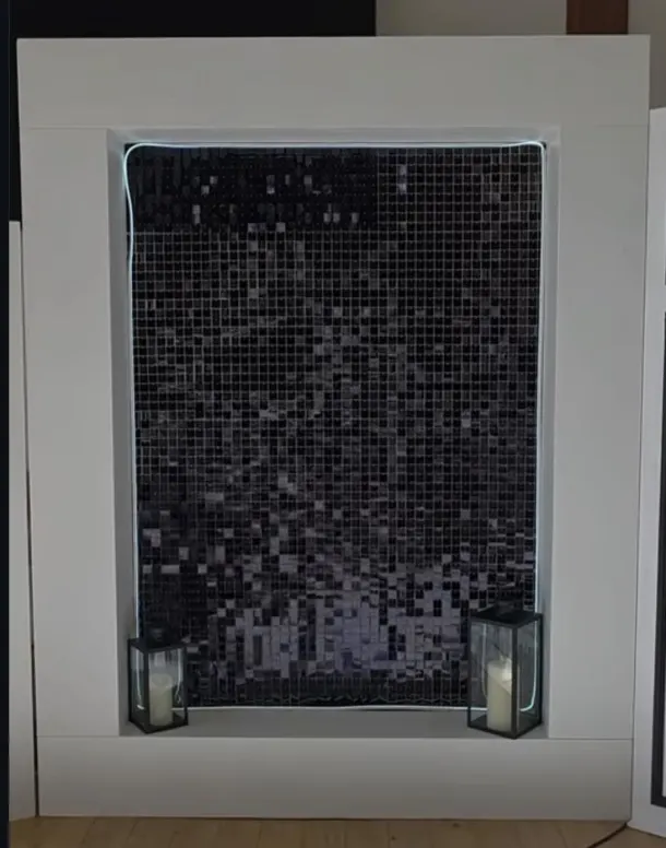 Square Sequin Wall