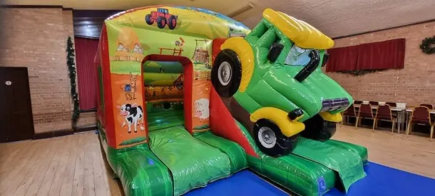 Tractor Front Slide Bouncy Castle