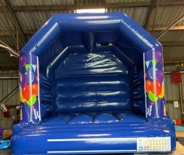 New For 2025 - 12 X 12 Blue Party Castle