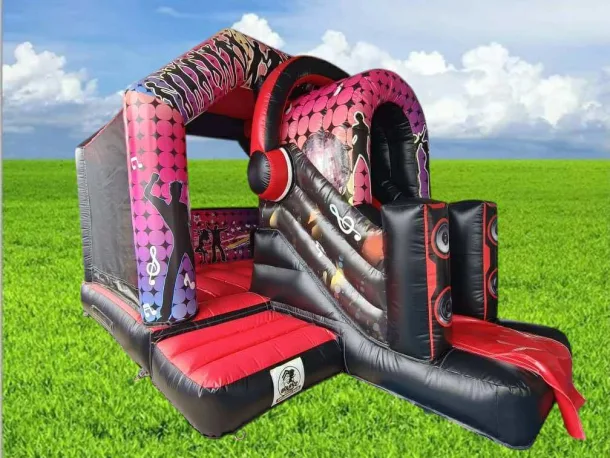 3d Disco Theme Slide Castle