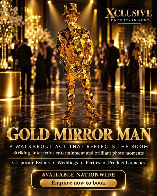Gold Mirror Man