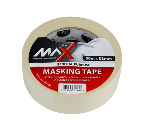 50m X 38mm Masking Tape 1 Roll