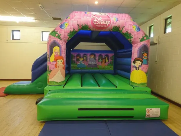 Pink Princess Side Slide Castle