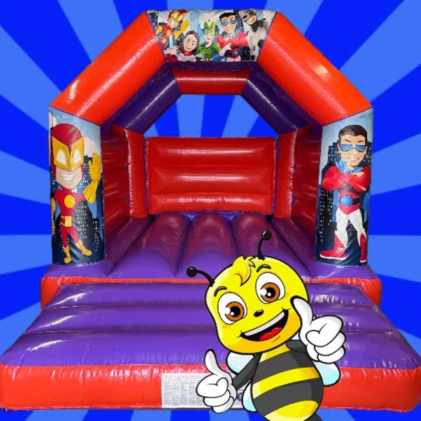 Purple Superhero Castle