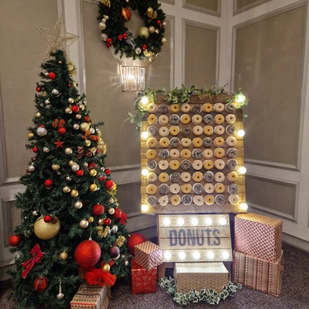 Donut Wall Hire Doughnut Wall Rustic