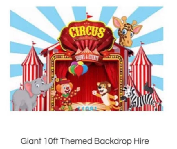 Circus Backdrop