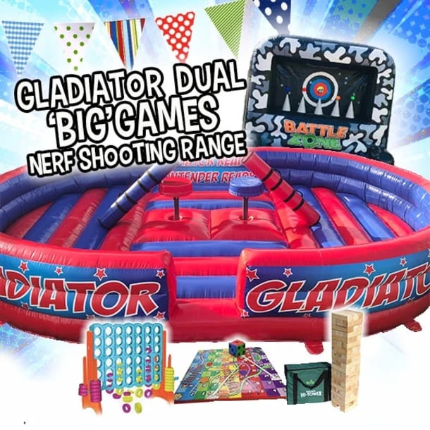 Gladiator Dual And Shooting Range And Giant Games