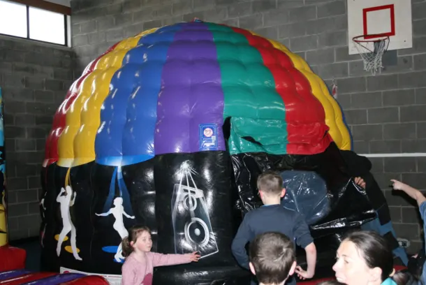 Disco Dome Bouncy Castle Weekend