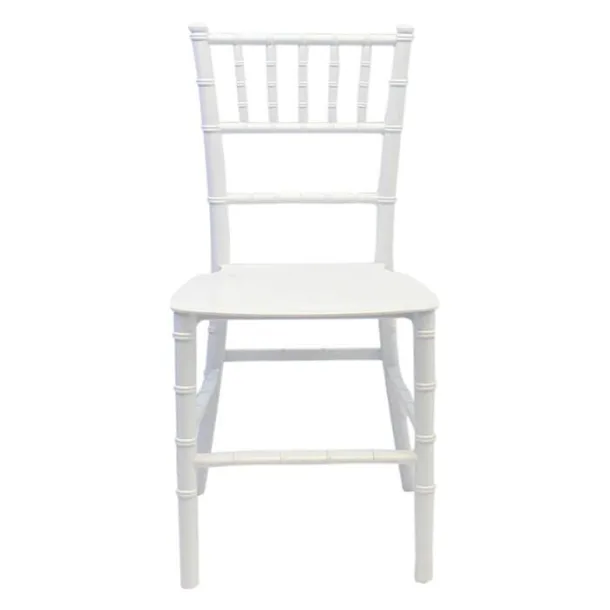 9 X Childrens White Resin Chair