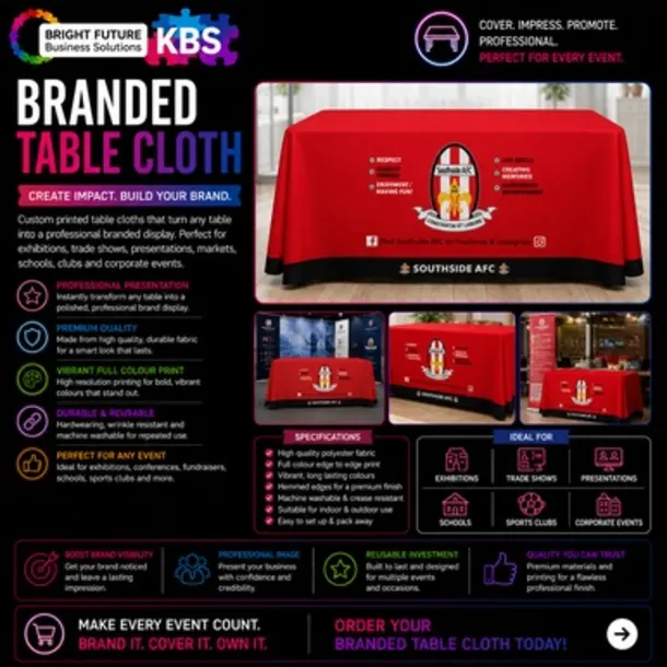 Custom Branded Table Cloth