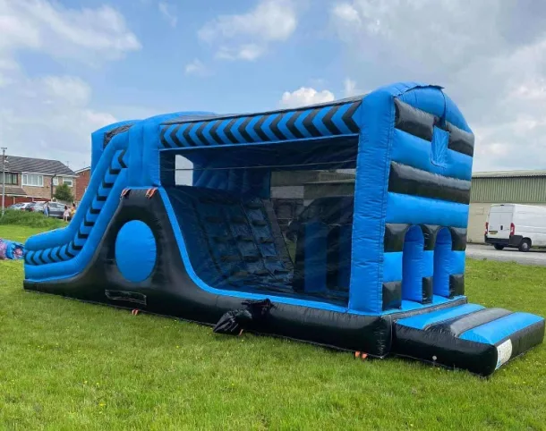Black And Blue Obstacle Course