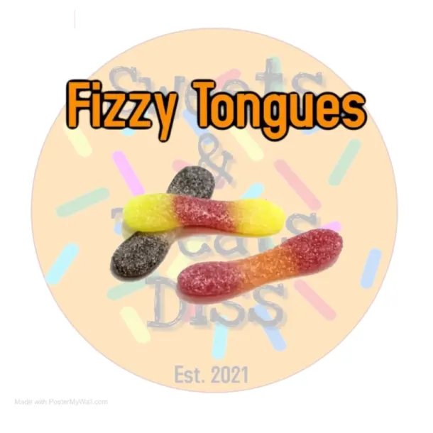 100g Fizzy Tongues