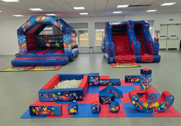 Red Party Slide Fun