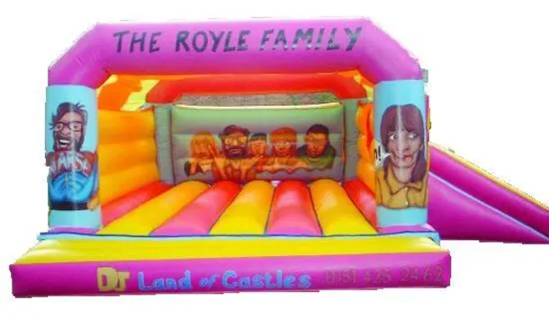 20ft X 22ft Royle Family Slide Castle