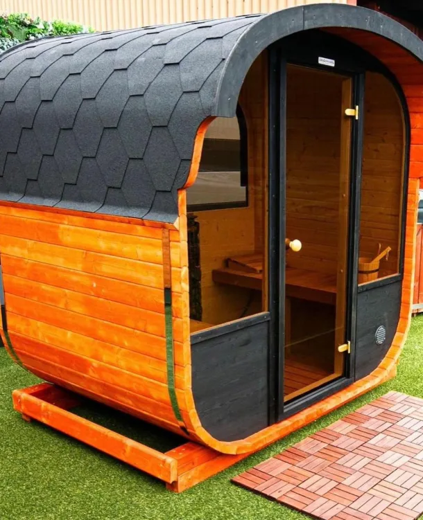 Woodpecker Cube Outdoor Sauna 1.6m