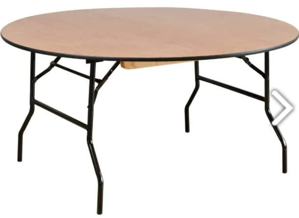 6ft Round Table - Seats 10 People