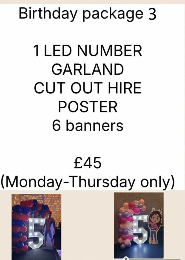Birthday Package 3