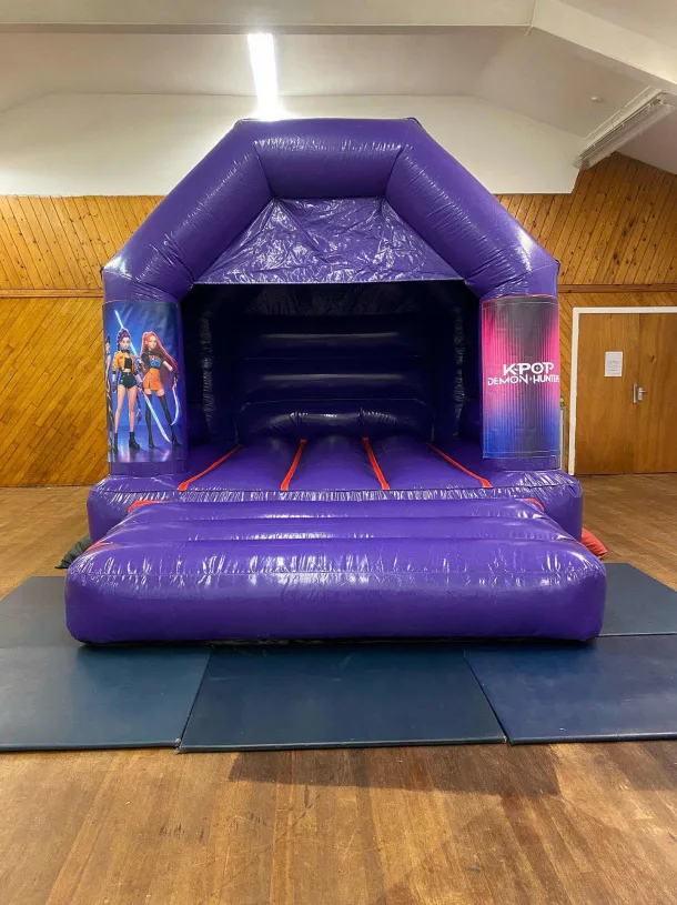 Kpop - Purple 12ft X 14ft Bouncy Castle