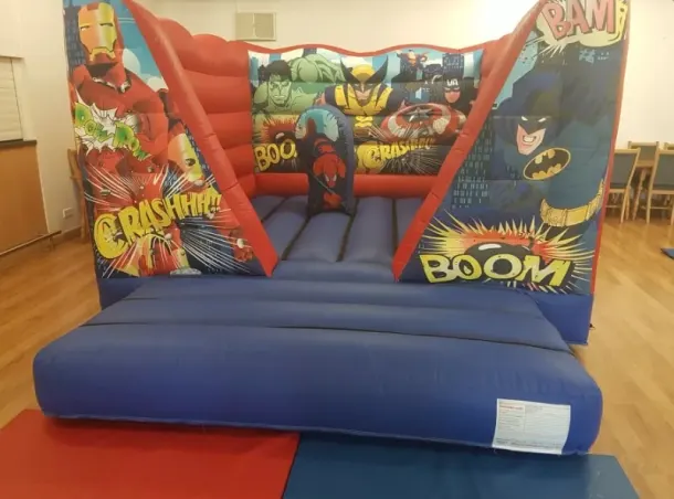 Super Hero Party Castle Hire With Biff Bash