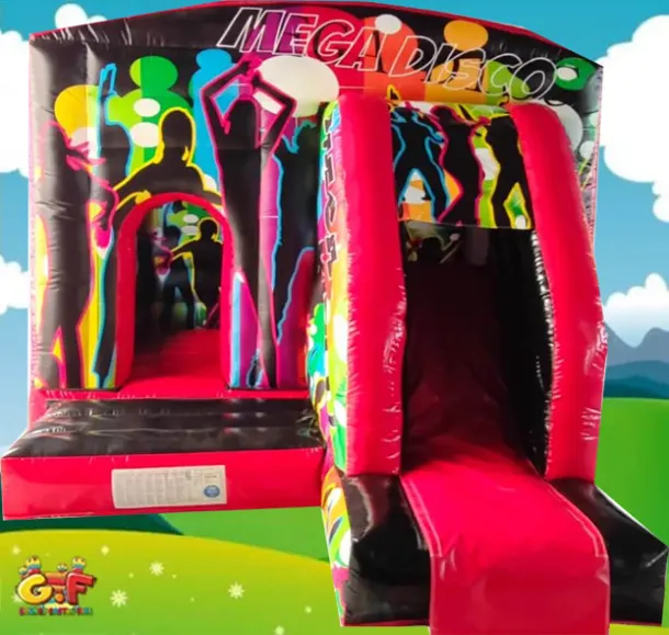 Mega Dance Castle Slide Combo