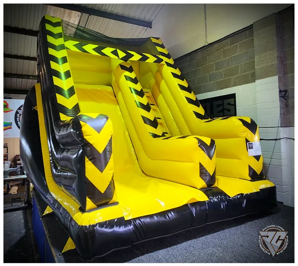 8ft Platform Mega Slide - Yellow And Black