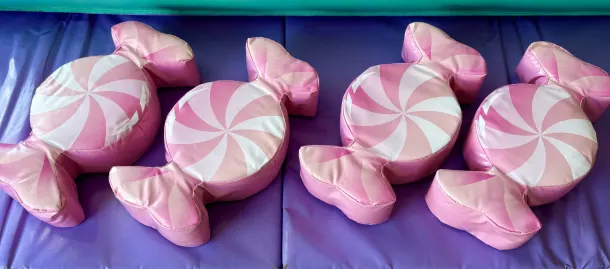 4 X Candy Soft Play Shapes