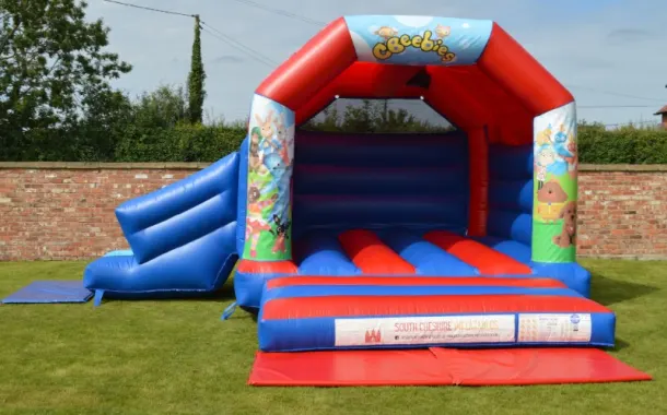 Cbeebies Slide Combo 15ft X 17ft Red And Blue