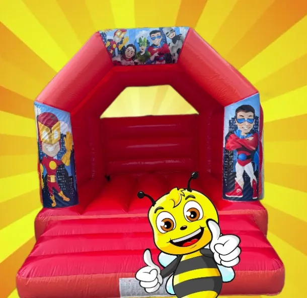 Red And Orange Superhero Castle