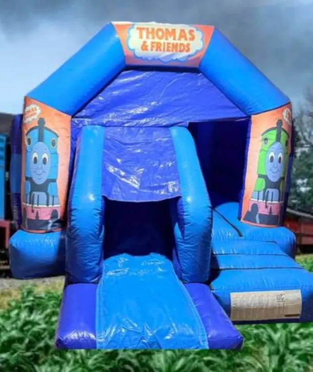 Thomas Themed Blue Combi Castle
