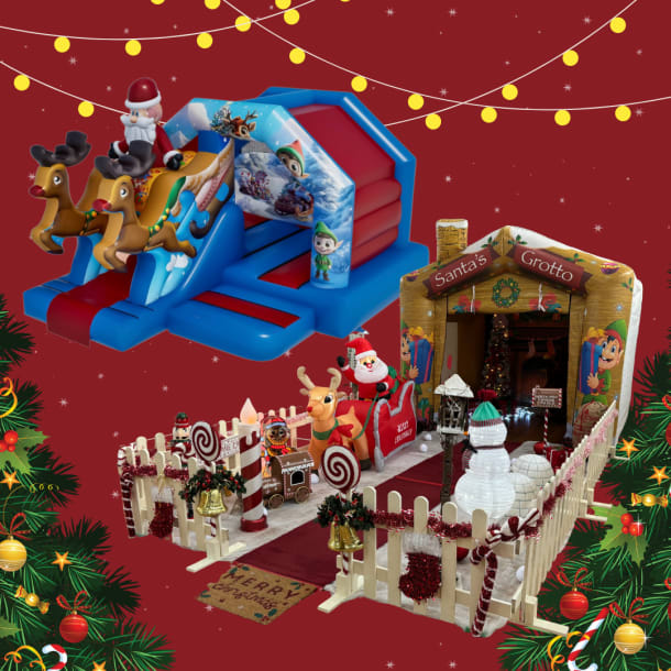 Christmas Bouncy Castle And Santas Grotto