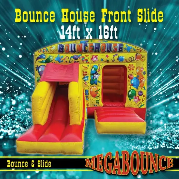 14ft X 16ft Bounce House With Front Slide