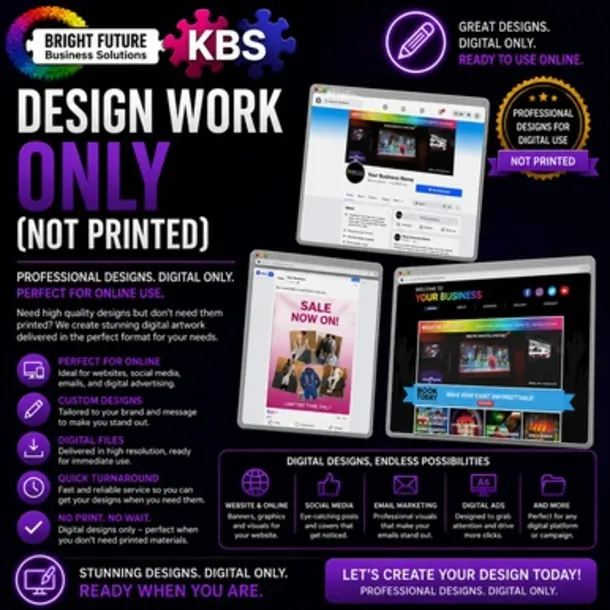 Design Work Only - Not Printed