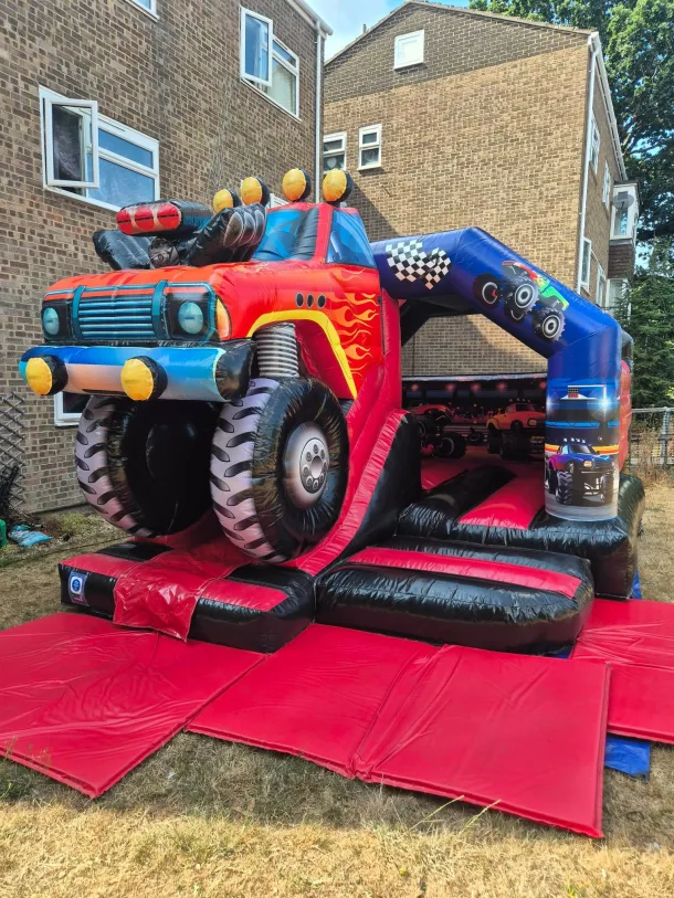 Monster Truck Bounce N Slide