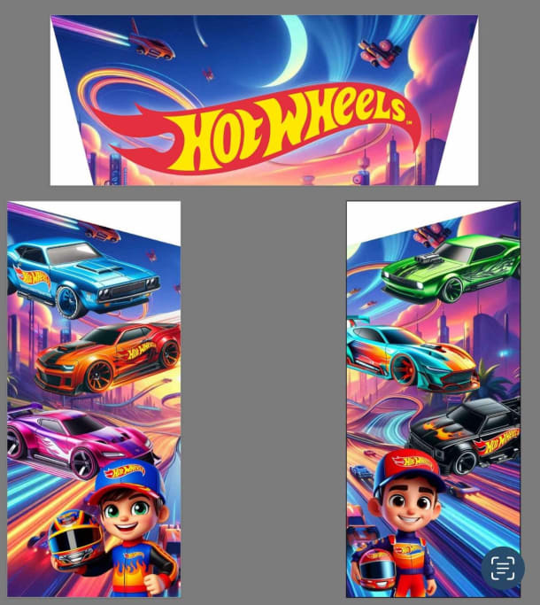 Hot Wheels Bouncy Castle Red And Blue