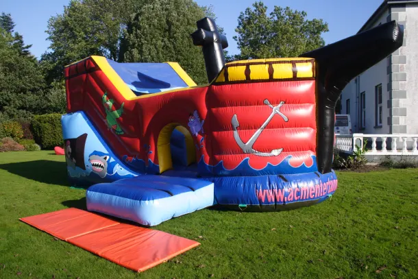 Pirate Ship Castle With Slide