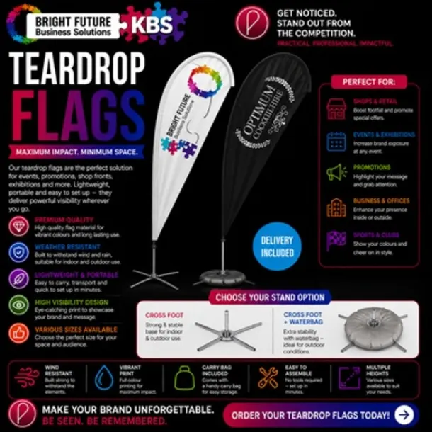 Teardrop Flags