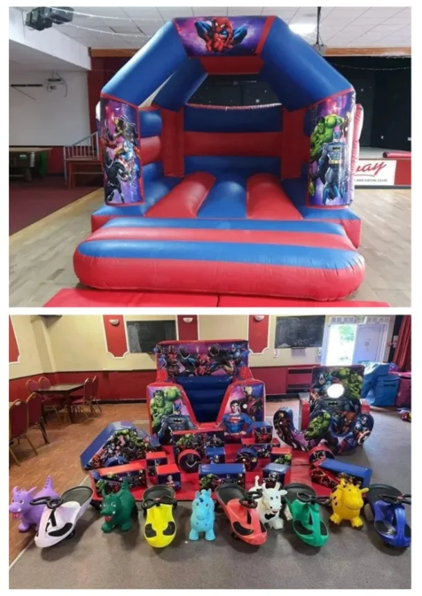 Superhero Castle And Soft Play Package