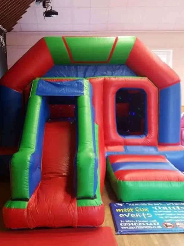 Front Slide Disco Castle Velcro 15x17ft