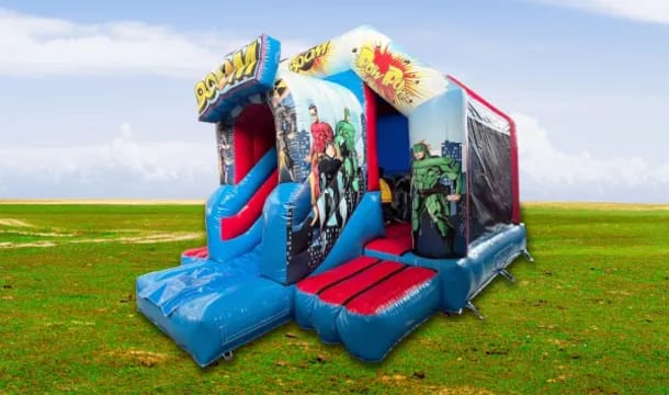 3d Superhero Castle With Front Slide