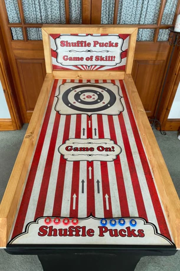 Shuffle Pucks Game Hire